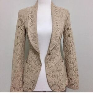 Guess Tan Lace Women's Blazer